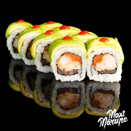 (121) Avokado rainbow maki