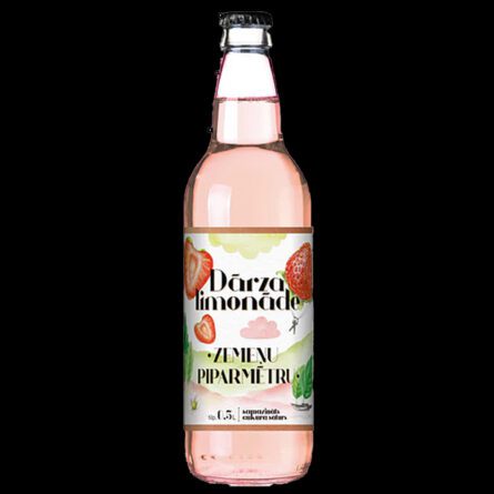 Dārza limonāde – zemeņu piparmētru 0,5l